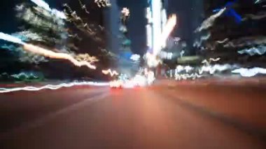 Hiperlapse Front View VJ Döngü 5 Los Angeles şehir merkezi ABD