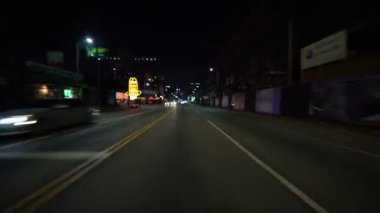 Hiperlapse Hollywood Sunset Bulvarı Batı 2 Kaliforniya ABD