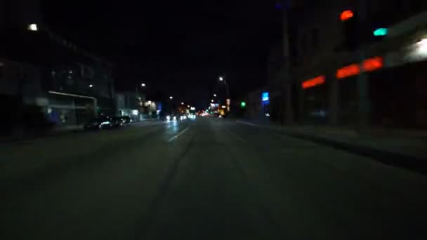 Hyperlapse Driving Hollywood Sunset Blvd Westbound California Сша — стоковое видео