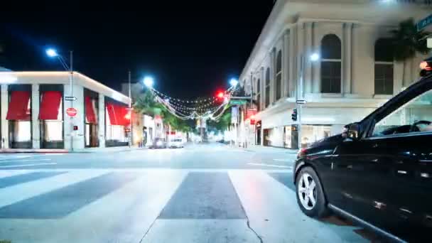 Дирижабль Hyperlapse Front View Loop Beverly Hills California Usa — стокове відео