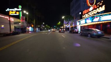Plaka Sığ Odaklı Hollywood Bulvarı 3 numara Las Palmas Bulvarı ve Kaliforniya ABD