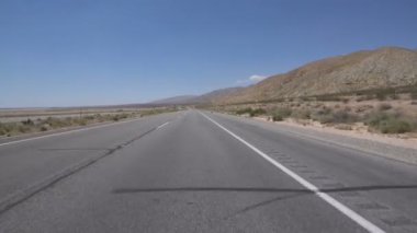 Desert Highway Sürüş Şablonu Ön Manzara 4 Kaliforniya ABD