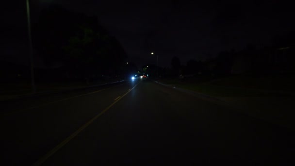 Driving Plate Shallow Focus Los Angeles Fairfax Ave Southbound Airdrome — Wideo stockowe