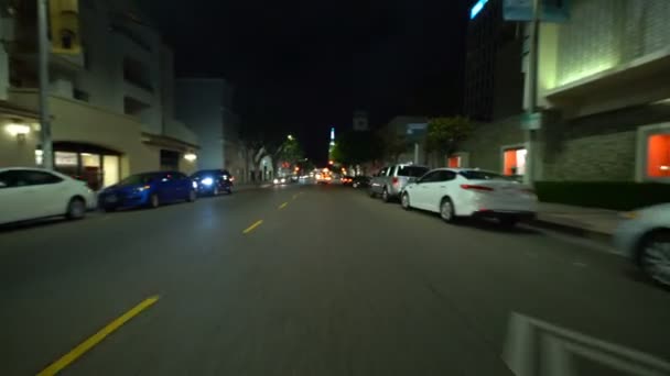 Driving Plate Shallow Focus Los Angeles Westwood Village California Egyesült — Stock videók