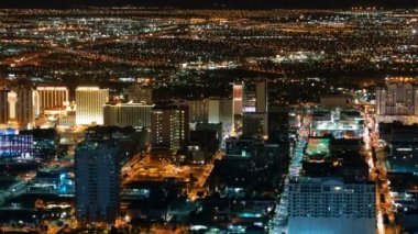 Las Vegas Şehir Merkezi Nevada 'daki Hava Çizgisi Zaman Hızı ABD Eğilimi