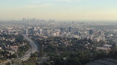 Hollywood 'dan Los Angeles' ın Havadan Çekimi