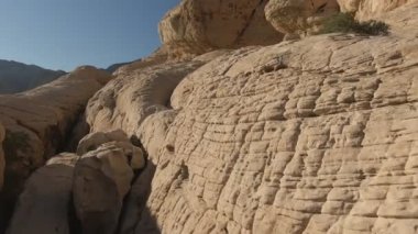 Red Rock Canyon Nevada United Forward 'daki Dolly Shot of Rock Formasyonu