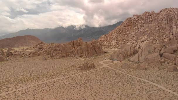 Αεροπλάνο Της Σιέρα Νεβάδα Βουνά Rocky Canyon Καλιφόρνια Elevate — Αρχείο Βίντεο