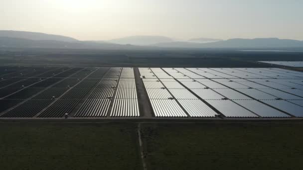 Planta Energía Solar Energías Renovables California Usa — Vídeo de stock