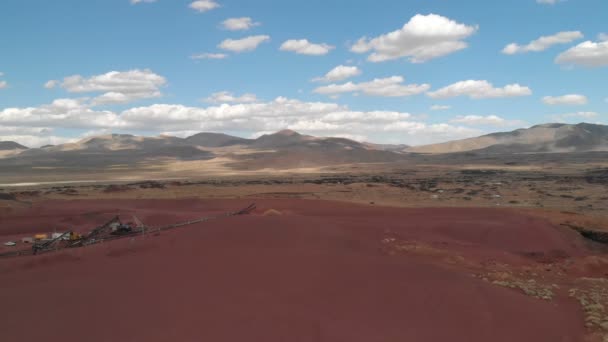 Αεροφωτογραφία Του Ηφαιστείου Rock Quarry Στην Καλιφόρνια — Αρχείο Βίντεο