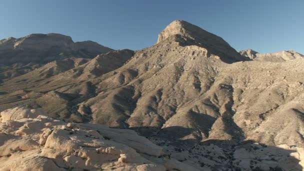 Vue Aérienne Canyon Roche Rouge Dans Désert Nevada États Unis — Video