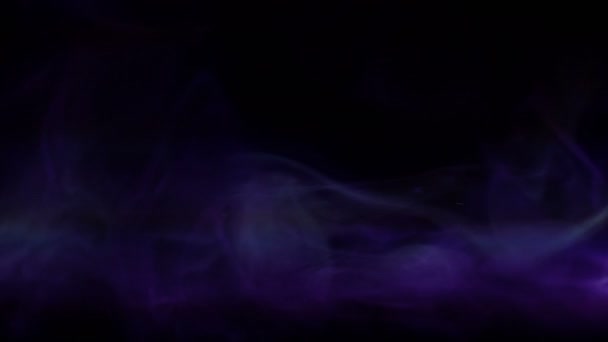 séquences de gros plan de Smoke Loop Violet 