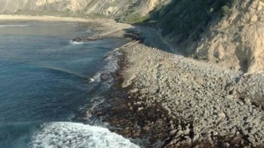 Kaliforniya Sahil Çizgisi Palos Verdes Resort Noktasının Hava Çekimi