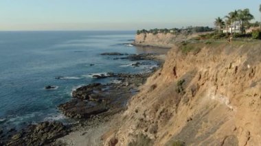 Kaliforniya Kıyısı Palos Verdes Tide Havuzu 'nun Hava Çekimi