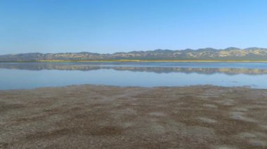 Carrizo Plain Ulusal Anıtı ABD Soda Gölü İstikrar Madalyası Sol Vuruşu