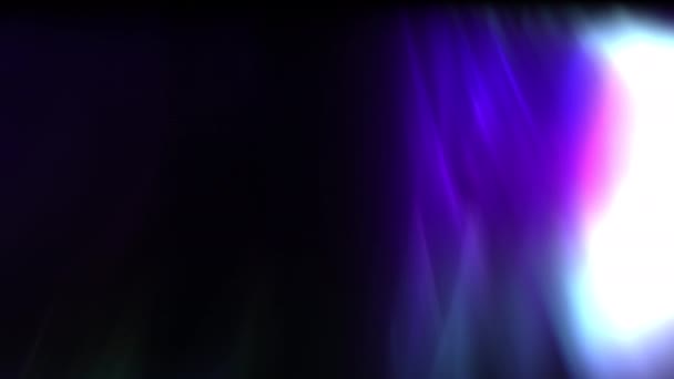 Крупный План Aurora Loop Animation Purple — стоковое видео