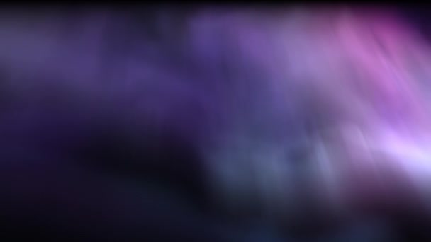 Aurora Loop动画紫色的特写镜头 — 图库视频影像
