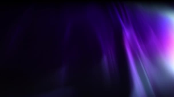 Κοντινό Πλάνο Του Aurora Loop Animation Purple — Αρχείο Βίντεο