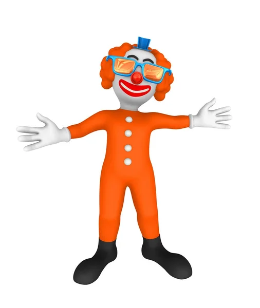 Clown Welcome Circus — Stock Photo, Image