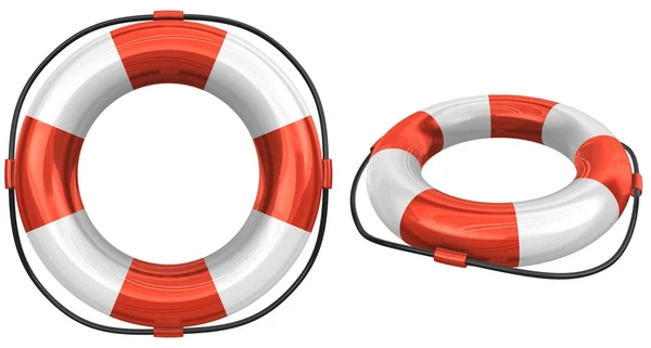 Lifebuoy Isolated White Background — Stock Photo, Image