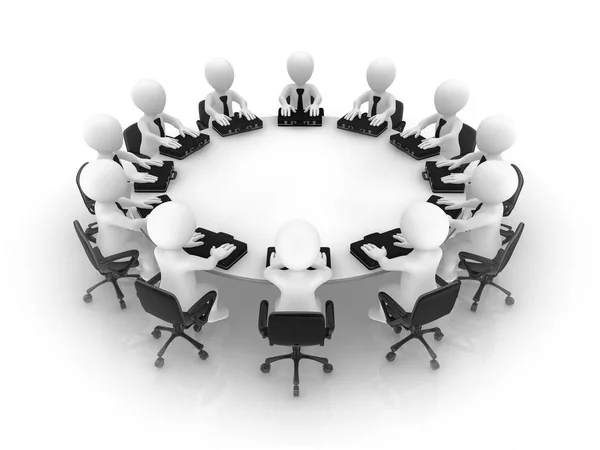 People Table Teamwork Concept — Stock Photo, Image