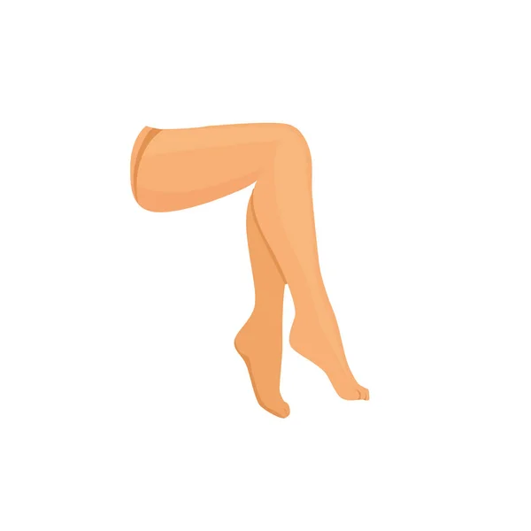 Güzellik bacaklar izole vektör — Stok Vektör
