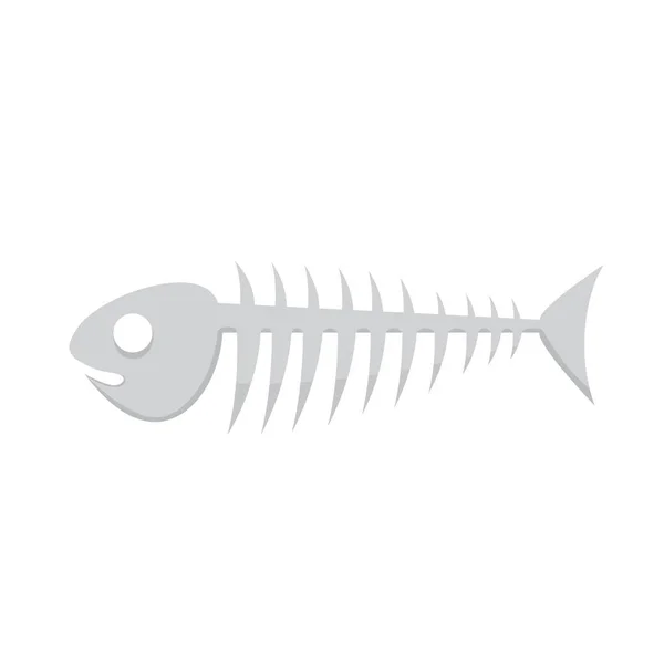 魚の骨の骨格のベクトル イラスト — ストックベクタ