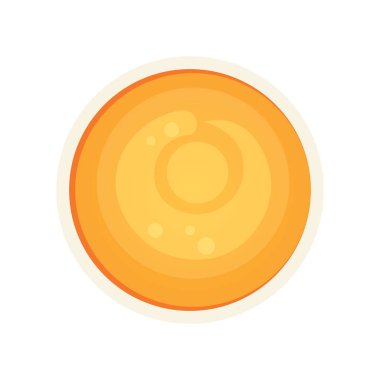 Vektör püre sağlıklı kahvaltı, üzerinde beyaz izole bebek maması