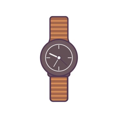 Kol saati vektör illüstrasyon izole arka plan üzerinde