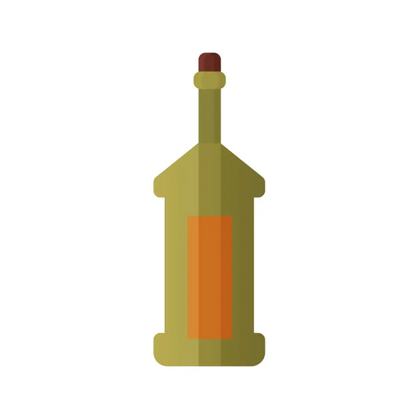 Set Design Alkoholflaschen Vektor Illustration — Stockvektor