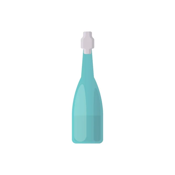 Diseño botella de alcohol vector ilustración en estilo de dibujos animados — Vector de stock