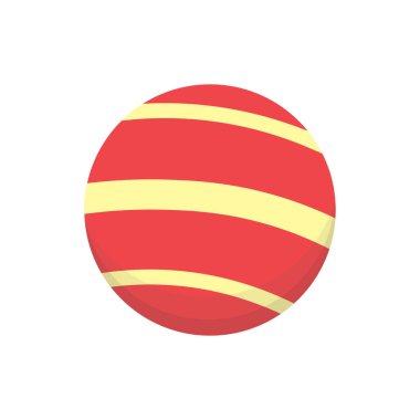 Vektör karikatür renkli top illüstrasyon izole.