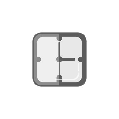 Zaman yönetimi planlama ve kontrol. Saat, zamanlayıcı vektör düz çizim.