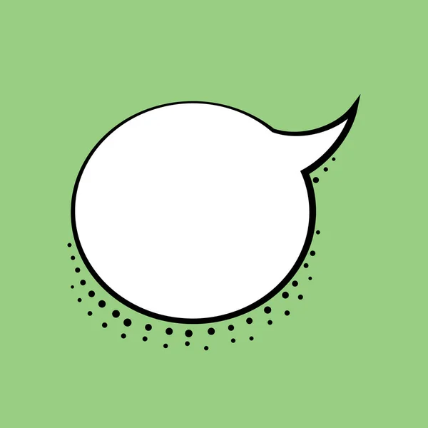 Дизайн логотипа пузыря речи. Векторная иллюстрация в стиле ретро . — стоковый вектор