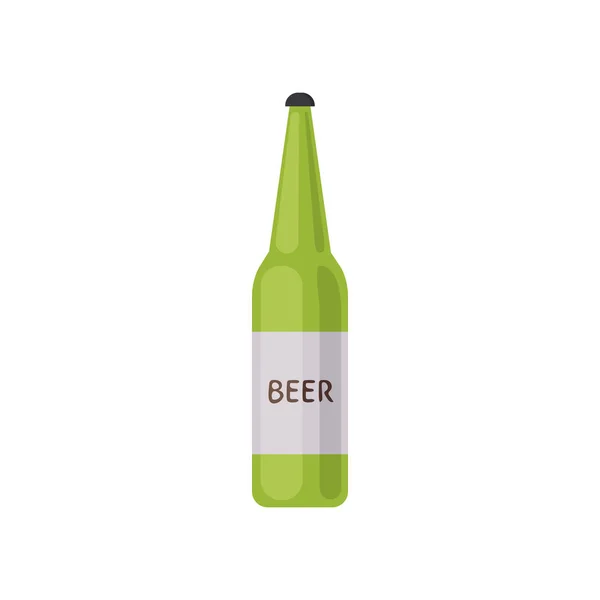 Diseño botella de alcohol vector ilustración en estilo de dibujos animados — Vector de stock