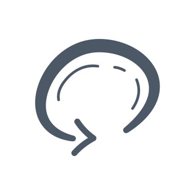 Çizgi film tarzında el yapımı Vektör Oku tasarımı.