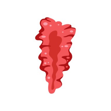 Kabloda izole edilmiş vektör yosun simgesi. Deniz altı deniz santrali..