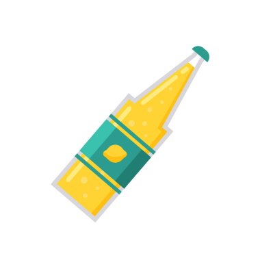 Plastik ve alüminyum ambalaj vektör illüstrasyon soda içecekler ve meyve suyu seti.