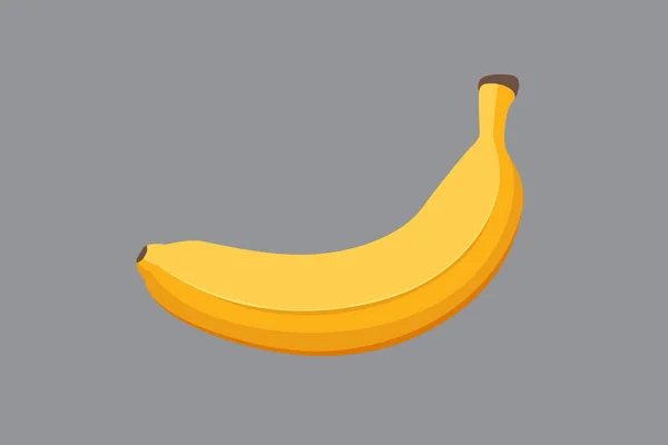 Conjunto de desenhos animados ilustração banana amarela. Fruta de banana fresca . —  Vetores de Stock