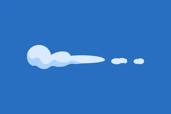 Cartoon-Wolke isolierte Vektor-Set. Sammlung weiße Wolken Illustration. — Stockvektor