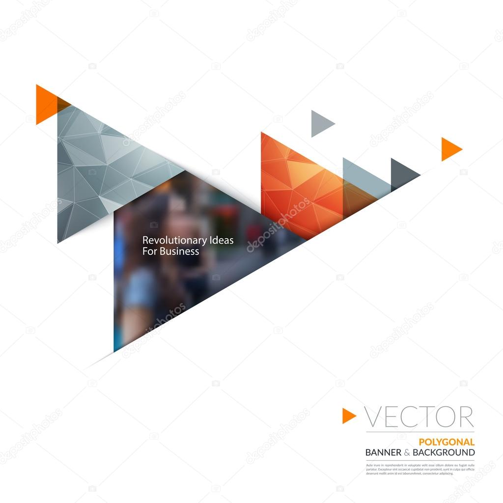 Vector design elements for graphic layout. Modern abstract backg