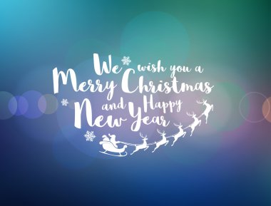 Neşeli Noel yazı tipografi. El yazısı metin tasarım