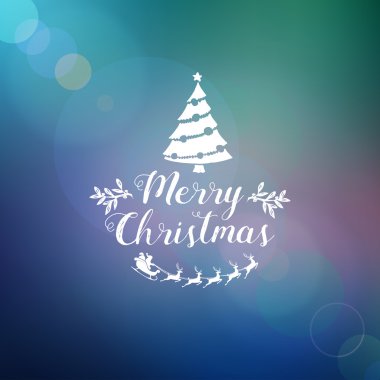 Neşeli Noel yazı tipografi. El yazısı metin kablosuz tasarım