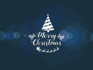 Neşeli Noel yazı tipografi. El yazısı metin kablosuz tasarım