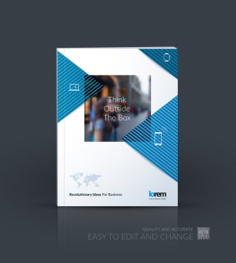 Broşür şablonu düzeni, kapak