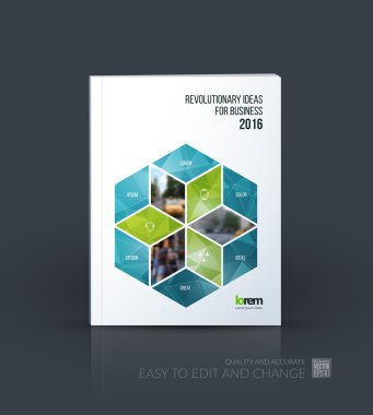 Broşür şablonu düzeni, kapak tasarımı faaliyet raporu, dergi,