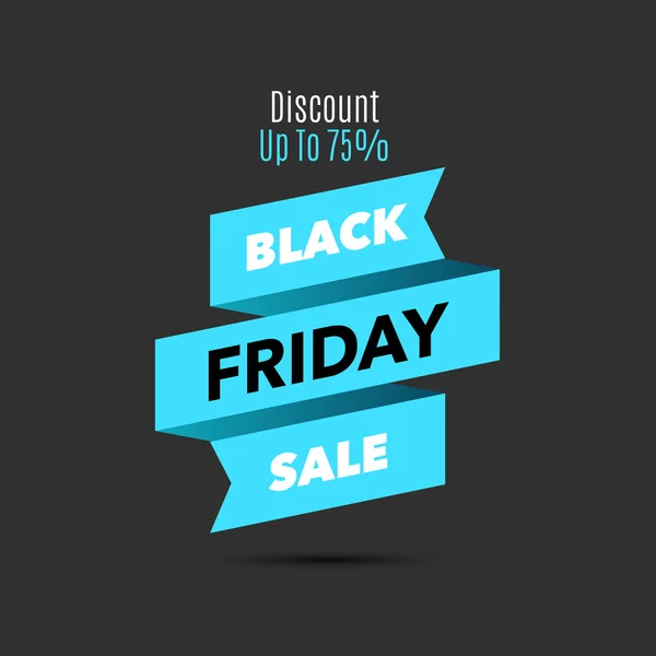 Modelo de design de venda Black Friday. Bandeira criativa. Vetor illus — Vetor de Stock