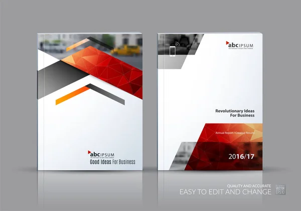 İş vektör. Broşür şablonu düzeni, kapak tasarım yıllık r