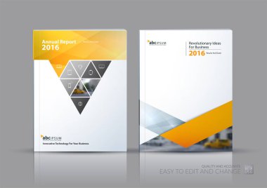 İş vektör kümesi. Broşür şablonu düzeni, kapak tasarımı annu