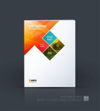 İş vektör. Broşür şablonu düzeni, kapak tasarım yıllık r